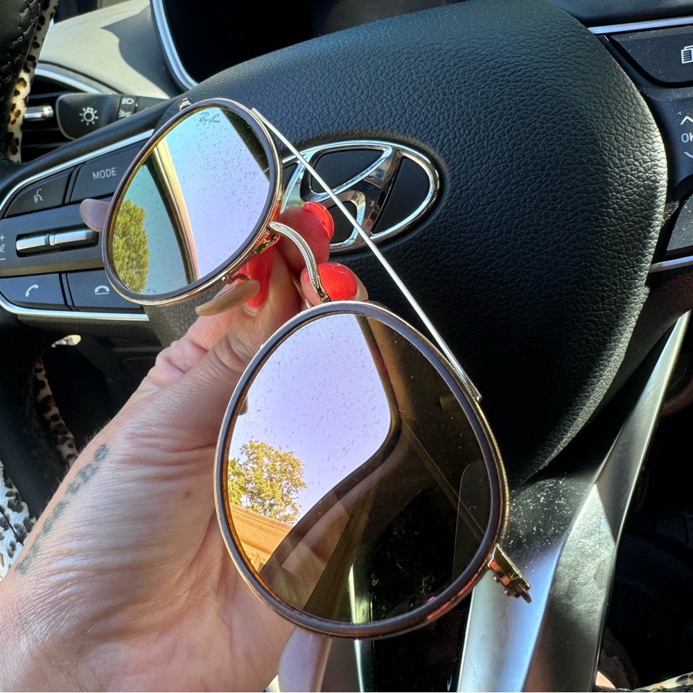 Ray Ban Round Double Bridge - Picture 2 of 4
